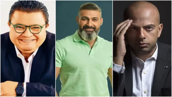  ياسر جلال وخالد جلال وأحمد مراد
