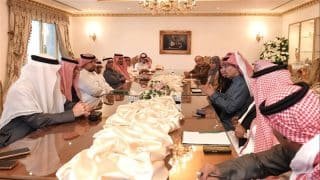 لقاء السفير السعودي لدى القاهرة