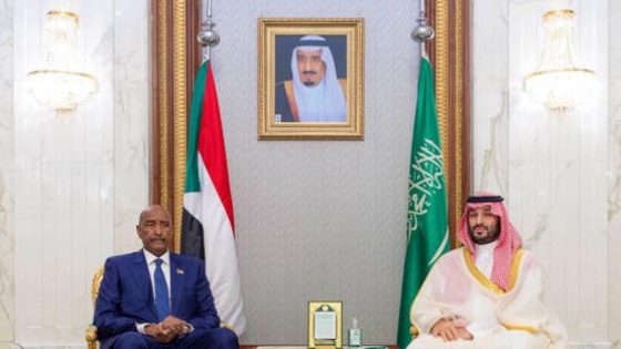 ولي العهد السعودي مع البرهان