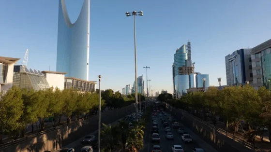  مركز المملكة، وهو ناطحة سحاب بارزة في الرياض، عاصمة المملكة العربية السعودية - بلومبرج
