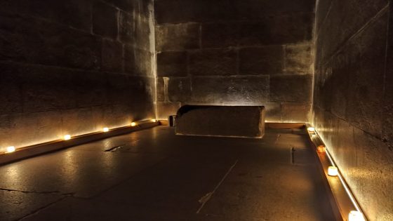 نظام الإضاءة الجديد في أهرامات الجيزة
