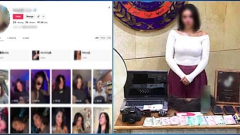 ضبط صانعة محتوى في الإسكندرية لنشرها فيديوهات تخدش الحياء وحيازتها مواد مخدرة
