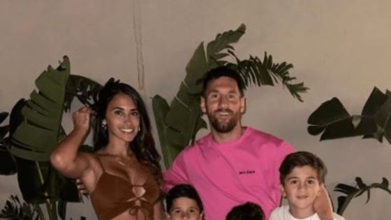 ميسي وأسرته