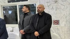  مصطفى حجاج ووليد سعد وأحمد إبراهيم في عزاء والد الشاعر خالد تاج الدين – القاهرة تايمز