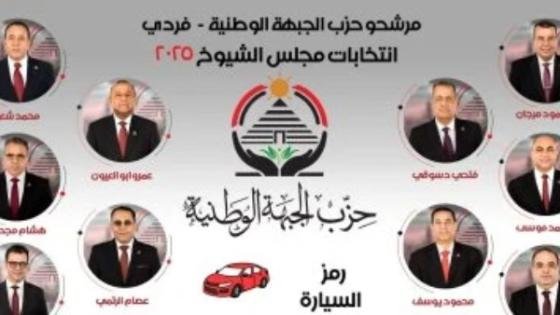 10 مرشحين للجبهة الوطنية على المقاعد الفردية بانتخابات الشيوخ – القاهرة تايمز