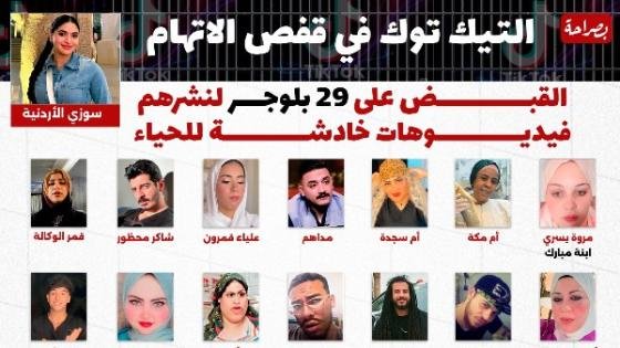 14 يوم هزوا عرش السوشيال ميديا… سقوط 29 بلوجر في قبضة القانون – القاهرة تايمز