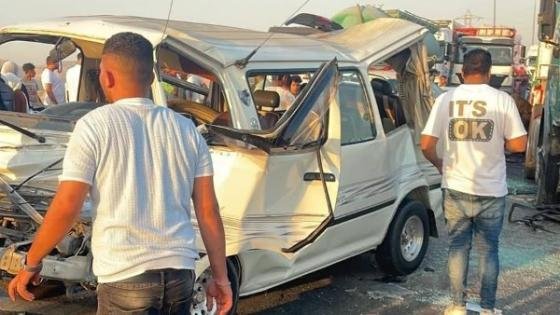 حادث مروع يقع بين 3 سيارات على الطريق الأوسطي يسفر عن إصابة 7 أشخاص – القاهرة تايمز