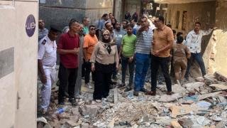 حى عين شمس: العقار المنهار قديم وتحديد لجنة لفحص تأثر العقارات المجاورة – القاهرة تايمز