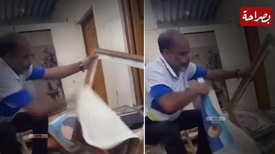 ولادي أهم.. رسام فلسطيني يتلف لوحاته من أجل إطعام عائلته في غزة – القاهرة تايمز